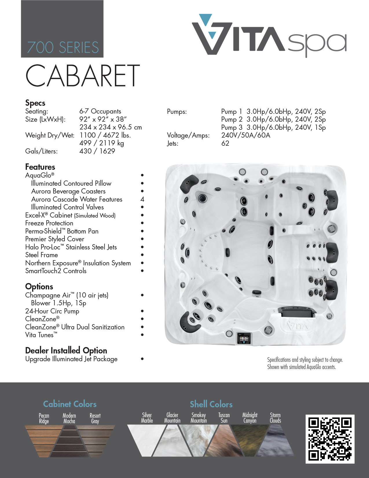 Cabaret 700 Series / Seats 6-7 / 240V